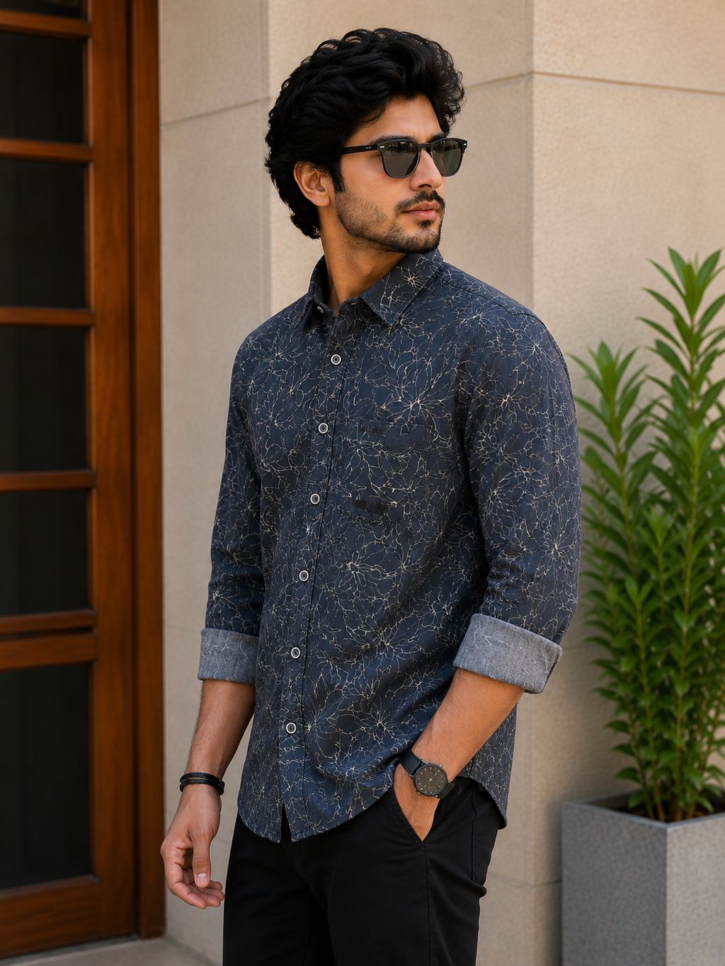 Premium Men's Casual Floral Shirt REGULAR FIT